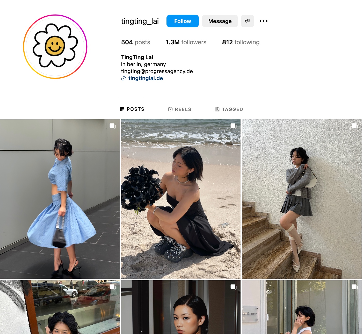 TingTing Lai Instagram Profile